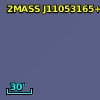 2MASS J11053165+0057120