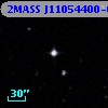 2MASS J11054400-0558051