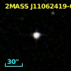 2MASS J11062419-0932158