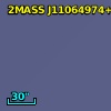 2MASS J11064974+0028102