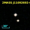 2MASS J11092692-0752088
