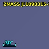 2MASS J11093315-3202515
