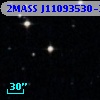 2MASS J11093530-3037273
