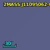 2MASS J11095062-0349503