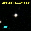2MASS J11104815-1426263