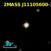 2MASS J11105600-2259318