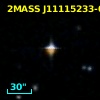 2MASS J11115233-0543116