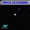 2MASS J11150608-0348327