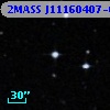 2MASS J11160407-0320073