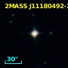 2MASS J11180492-2255089