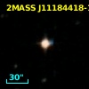 2MASS J11184418-1854324