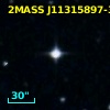 2MASS J11315897-3033333