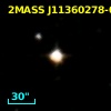 2MASS J11360278-0231150