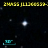 2MASS J11360559-3157503