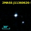 2MASS J11360626-1445516