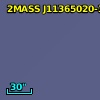 2MASS J11365020-3022334