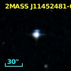 2MASS J11452481-0257542