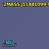 2MASS J11481099-0217086