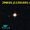 2MASS J11501691+0029101