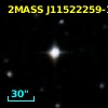 2MASS J11522259-1814370