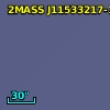 2MASS J11533217-1412047