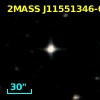 2MASS J11551346-0836025