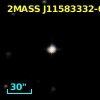 2MASS J11583332-0807452