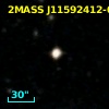 2MASS J11592412-0348129
