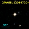 2MASS J12014720-0249256