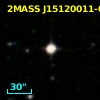 2MASS J15120011-0959489