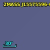 2MASS J15575596-0354138
