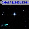 2MASS J16031324-0426078
