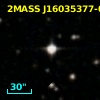 2MASS J16035377-0217003