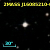 2MASS J16085210-0120368