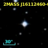 2MASS J16112460-0334121