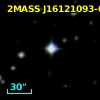 2MASS J16121093-0348046