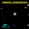 2MASS J20030292-2909024