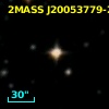 2MASS J20053779-2953420