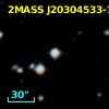 2MASS J20304533-1332385