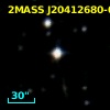 2MASS J20412680-0845213