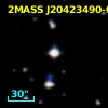 2MASS J20423490-0834316