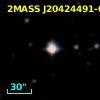 2MASS J20424491-0618310