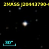 2MASS J20443790-0757508