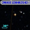 2MASS J20482542-7030564