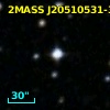 2MASS J20510531-3516320