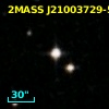 2MASS J21003729-5657389