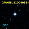 2MASS J21004035-0932499