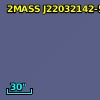 2MASS J22032142-5822185