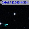 2MASS J22034423-1942249