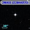2MASS J22044773-2021451